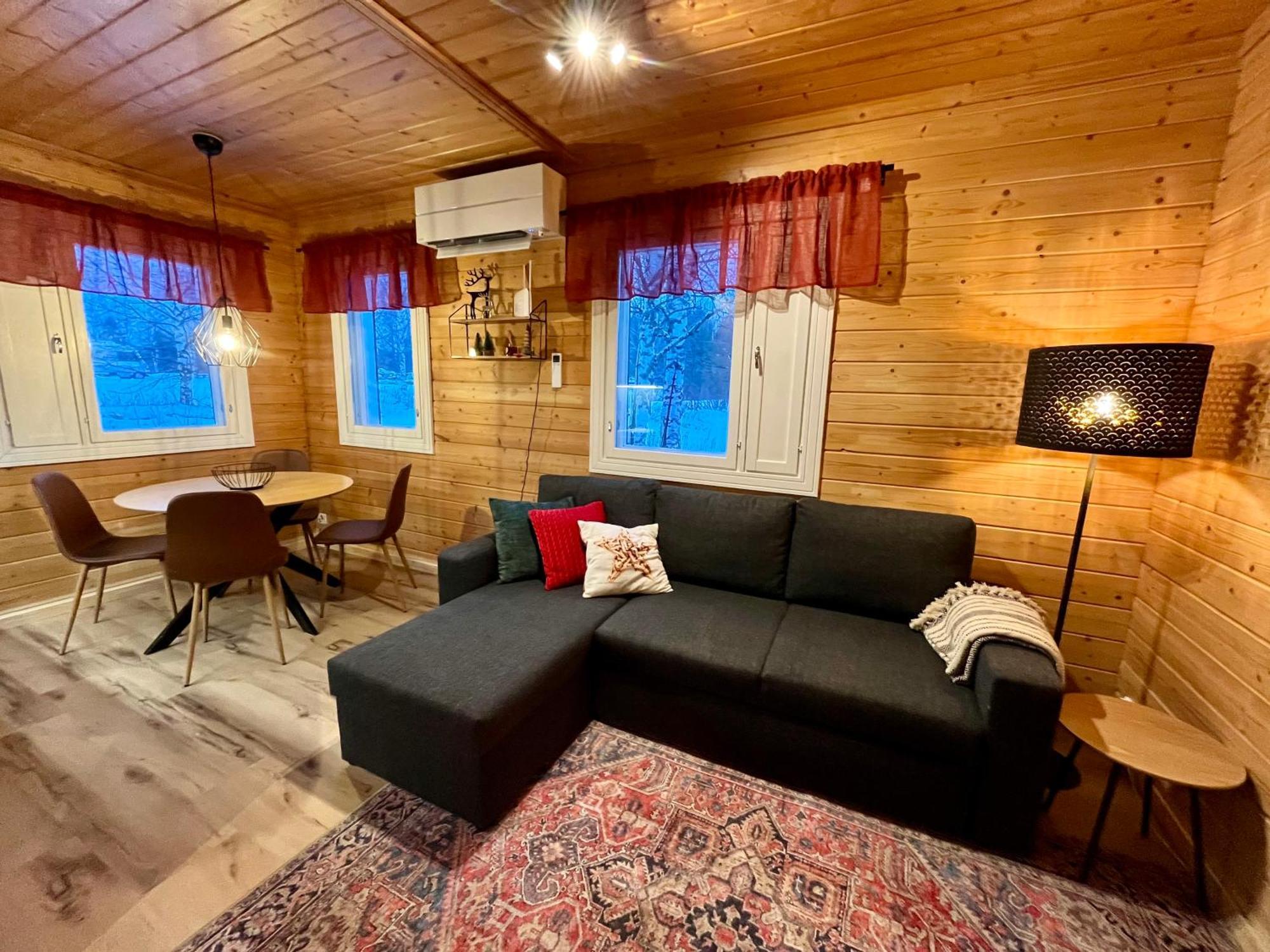 Log Cottages In 10 Min From Santa Claus Village-Sauna&Freeparking Rovaniemi Ngoại thất bức ảnh